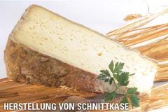 Herstellung von Schnittkäse