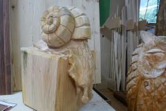 Holz Schnecke