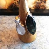 Perle Obsidian Ring