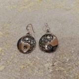 Blume des Lebens YING & YANG Ohrringe