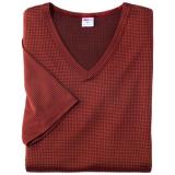 ISA Bodywear Unterhemd kleinkarriert rot