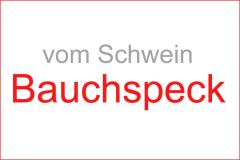 Würziger Speck vom Schwein: BAUCHSPECK