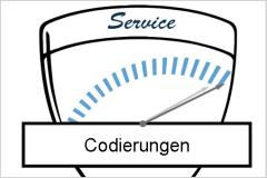 Codierungen/Nachrüstungen: Codierungen und Freischaltungen von Funktionen und Bauteilen