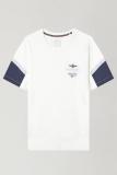 T-Shirt Weiß mit Mesh Einsätze Aeronautica Militare