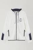 Kapuzensweatshirt aus Interlock und Mesh Aeronautica Militare