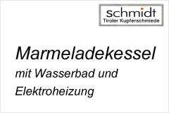 Marmeladekessel mit Wasserbad und Elektroheizung