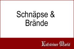 Schnäpse & Brände