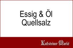 Essige - Öle - Quellsalz