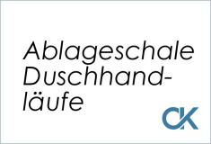 Ablageschale Duschhandläufe