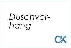 Wasserabweisender Vorhang zur Abgrenzung des Duschbereichs.