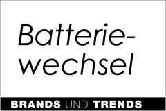 Batteriewechsel bei Uhren