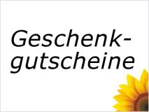Geschenkgutscheine für die Gärtnerei oder den Gemüsestand