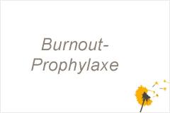 Burnout - Prophylaxe