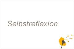Selbstreflexion