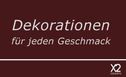 GASTRO Dekoration - Bilder, Pflanzen, Vasen