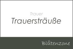 Trauersträuße - handgebundene Sträuße für Beileidsbekundungen