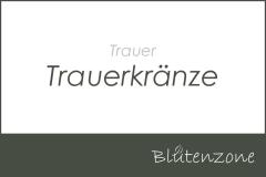 Trauerkränze - rundgesteckt oder mit Kopfgarnierung klassisch