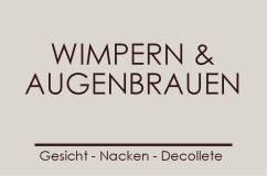 WIMPERN färben - AUGENBRAUEN färben & faconieren