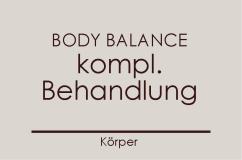 BODY BALANCE KOMPLETT-BEHANDLUNG