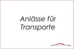 Transporte für Anlässe wie: Werkstatt-Termin, Messe, Fahrzeugkauf oder europaweiter Transport
