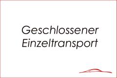 Geschlossener Einzeltransport