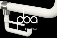 pba - Toilettenpapierhalter mit Haken aus Edelstahl  AISI 316L