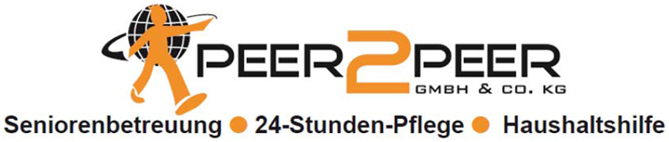 peer2peer GmbH & Co KG - Seniorenbetreuung - 24 Stunden Pflege  Haushaltshilfe 